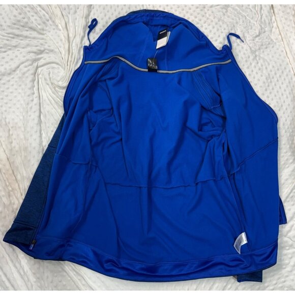 NWT Adidas Royal Blue ClimaWarm Tech Fleece Hoodie Full Zip Eh5157 Mens Sz 2XL - Picture 3 of 11
